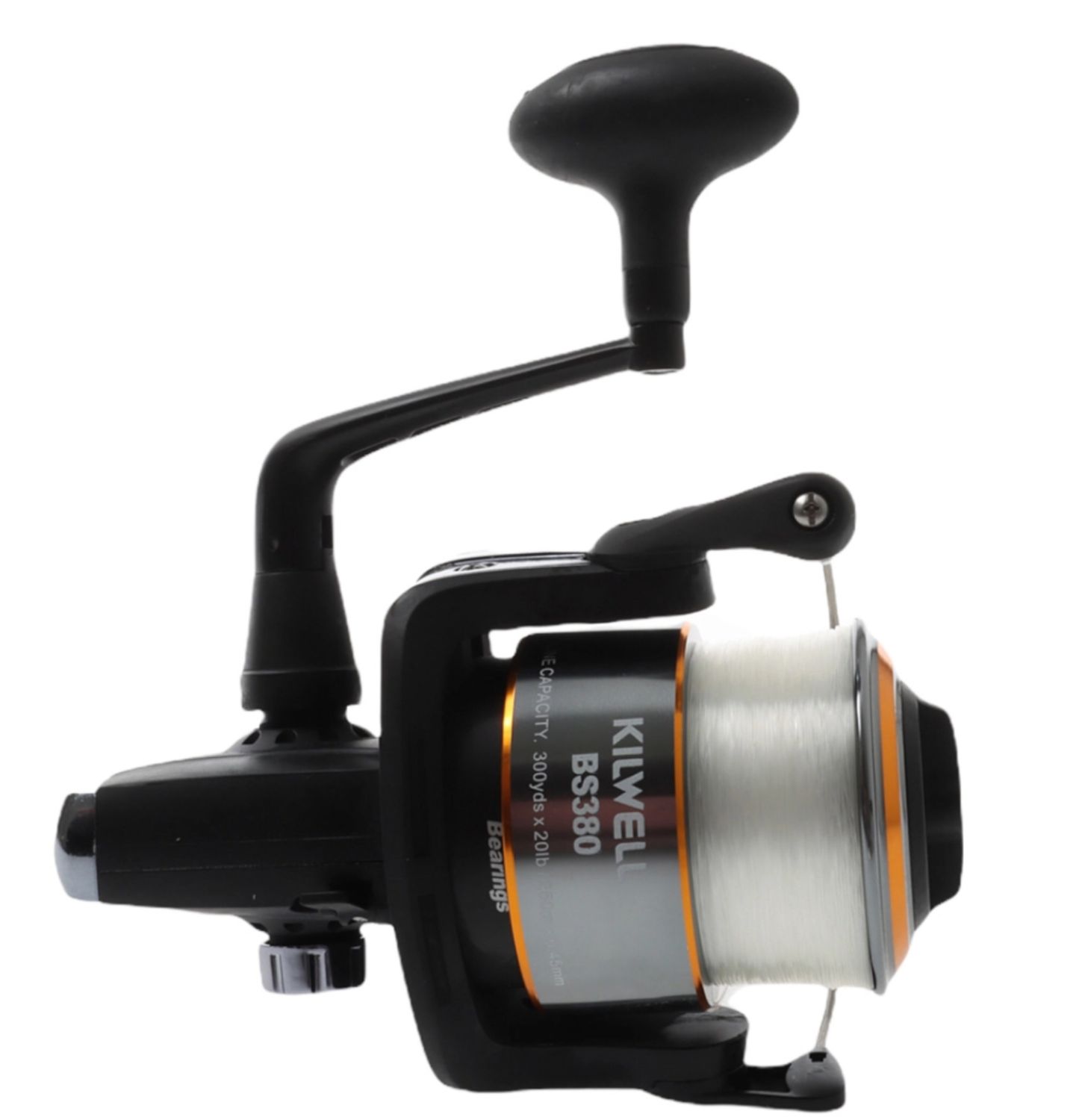 KILWELL BLACK SHADOW 380 3BB SURF REEL - SPOOLED