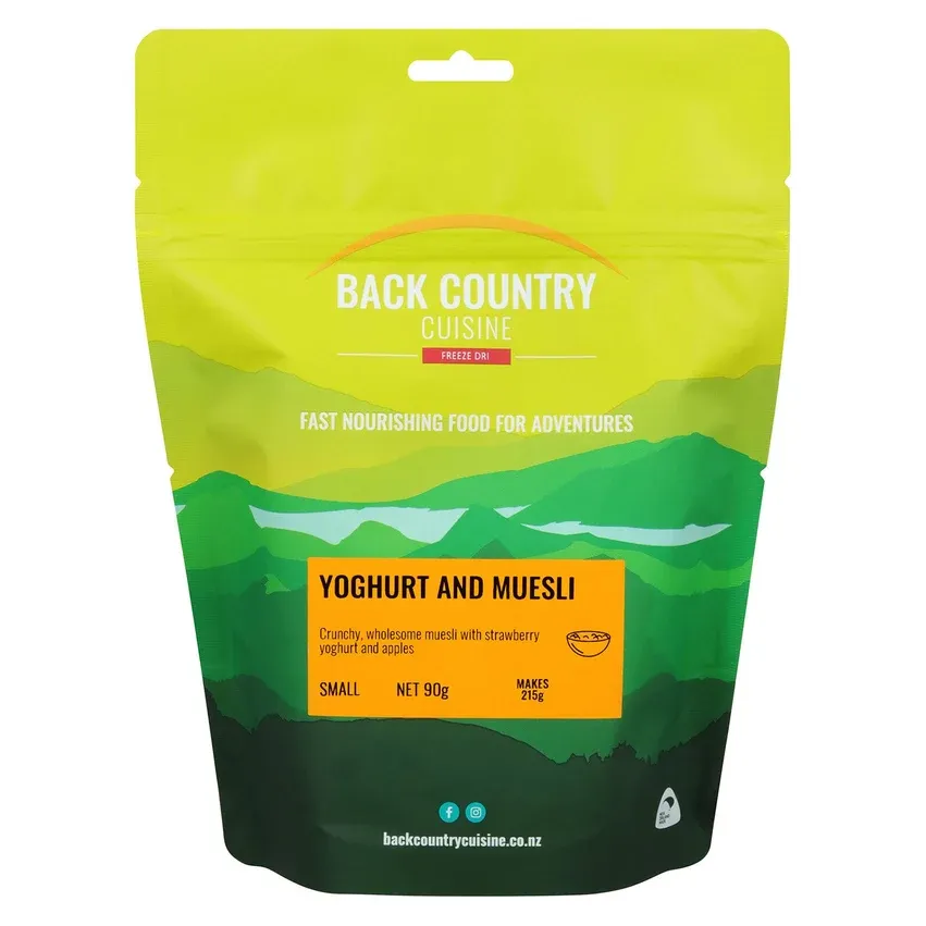 BACK COUNTRY CUISINE YOGHURT &amp; MUESLI SMALL SERVE
