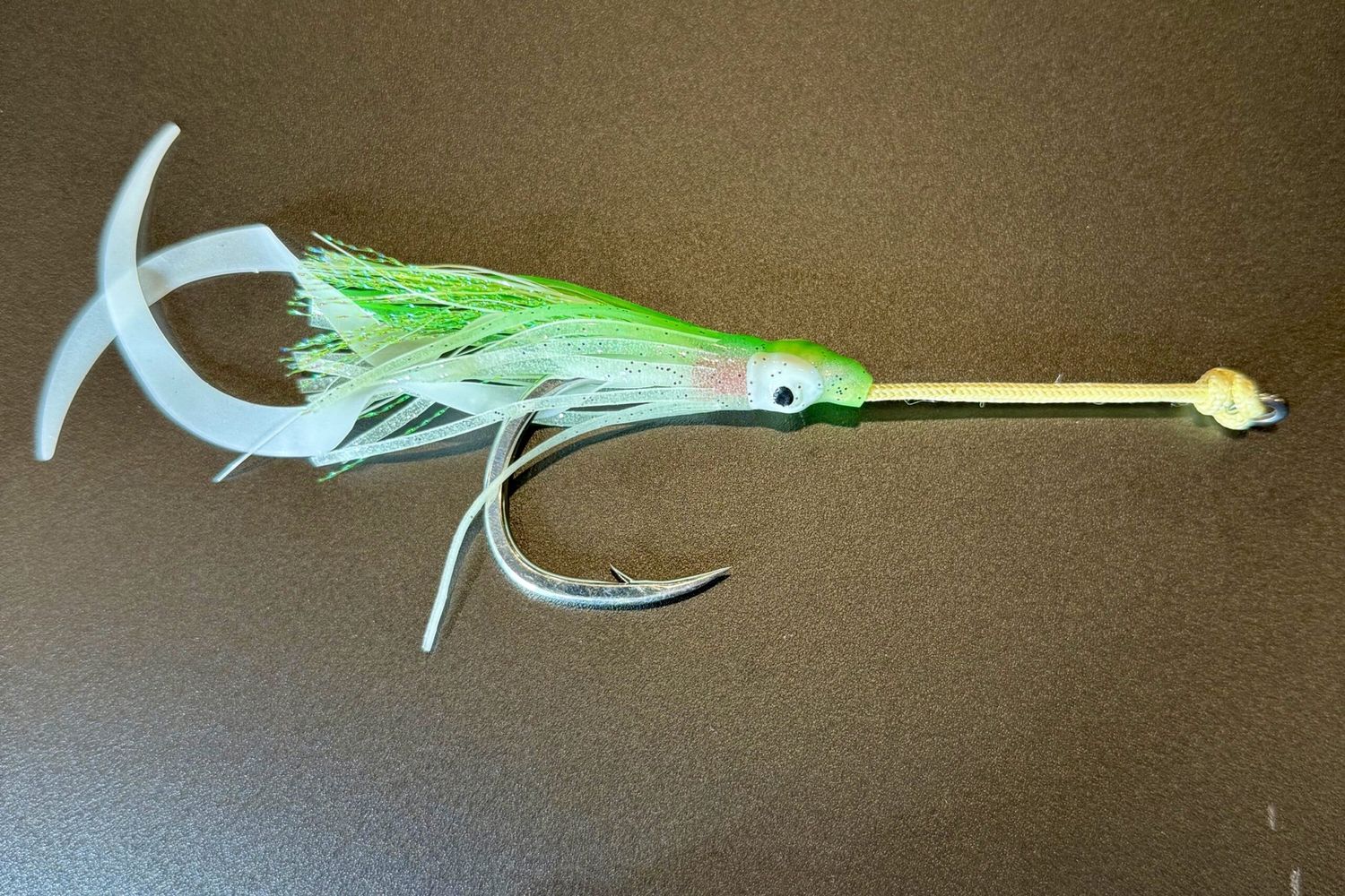 JC JIGS GBAR ASSIST RIGS 10/0 TWIN PACK, COLOUR: GREEN GLOW