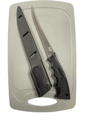 SEA HARVESTER 28 CM KNIFE &amp; BOARD COMBO