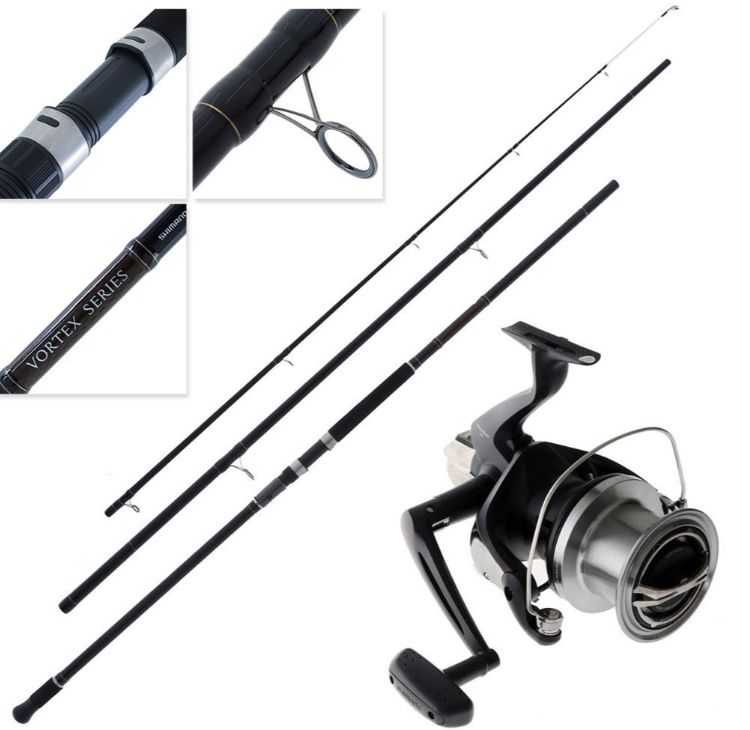 SHIMANO BEASTMASTER 14000XC + VORTEX 15' 3PCE SURF COMBO