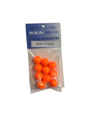 WILD BLUE 18MM FLOATS 10PK