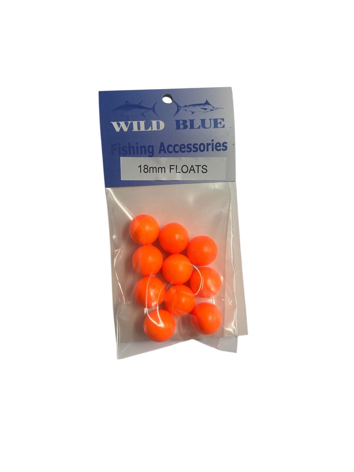 WILD BLUE 18MM FLOATS 10PK