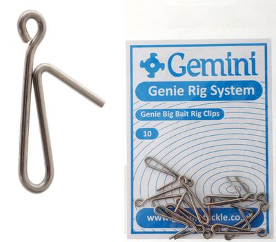 GEMINI GENIE BIG BAIT RIG CLIPS 10PK