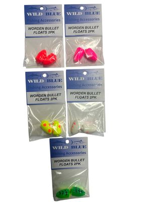 WILD BLUE WORDEN BULLET FLOATS 2PK
