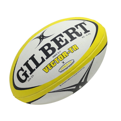 GILBERT VECTOR RUGBY TRAINER BALL, SIZE: 2.5