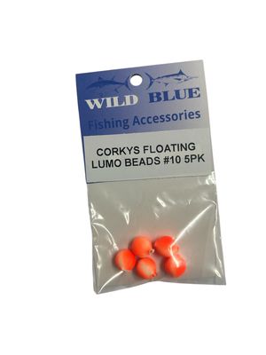 WILD BLUE CORKYS FLOATING LUMO BEADS #10