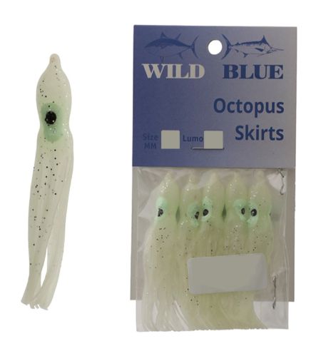 WILD BLUE OCTOPUS SKIRTS 6cm
