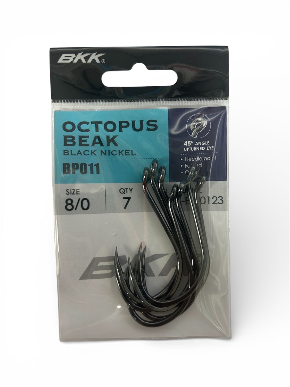BKK BLACK NICKLE OCTOPUS HOOK - BAIT PACK