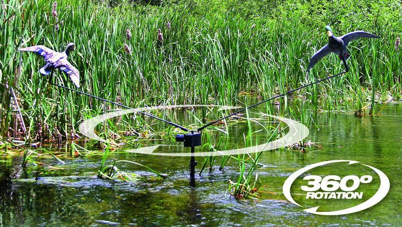 OO TWIN TORNADO DECOY MACHINE W/DECOYS
