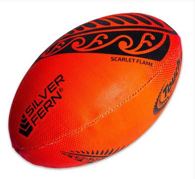 SILVER FERN TOUCH RUGBY TRAINING BALL (SZ 4)