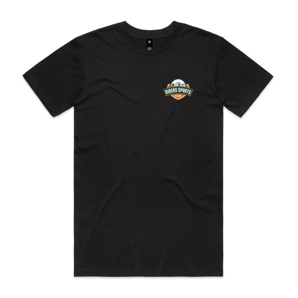RIDERS SPORTS MENS STAPLE TEE (BLACK)