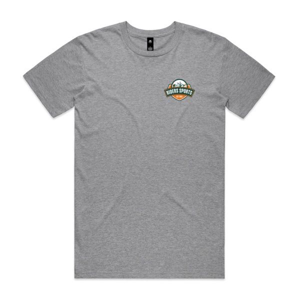 RIDERS SPORTS MENS STAPLE TEE (GREY MARLE), SIZE: S