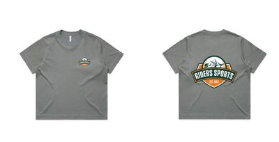 RIDERS SPORTS WOMENS BOX TEE (SHADOW)