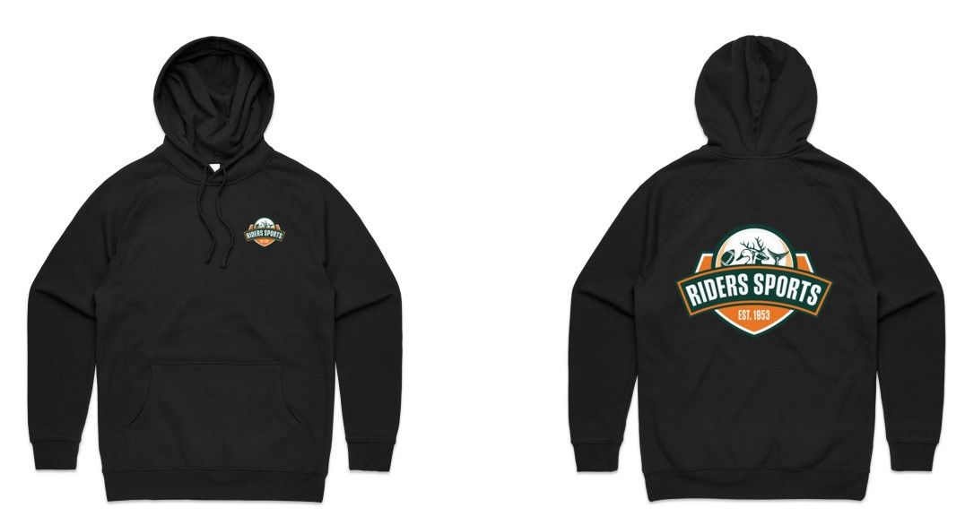 RIDERS SPORTS MENS SUPPLY HOOD (BLACK)