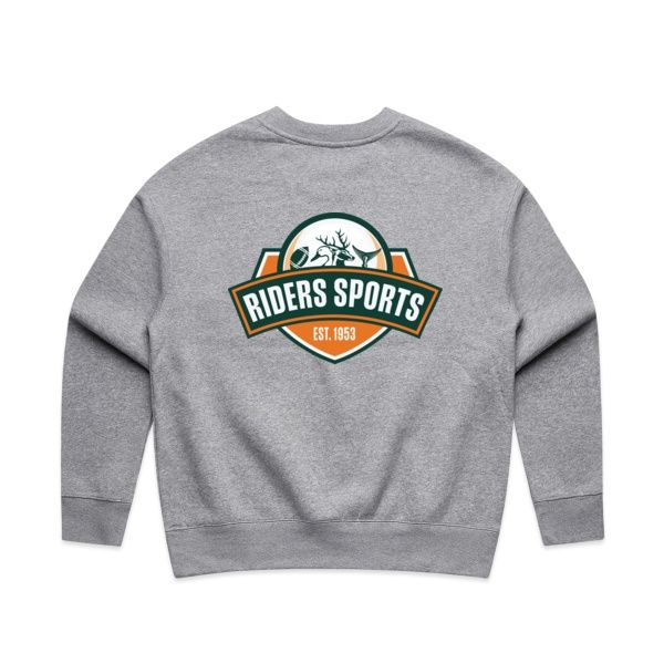 RIDERS SPORTS WOMENS RELAX CREW (GREY MARLE)