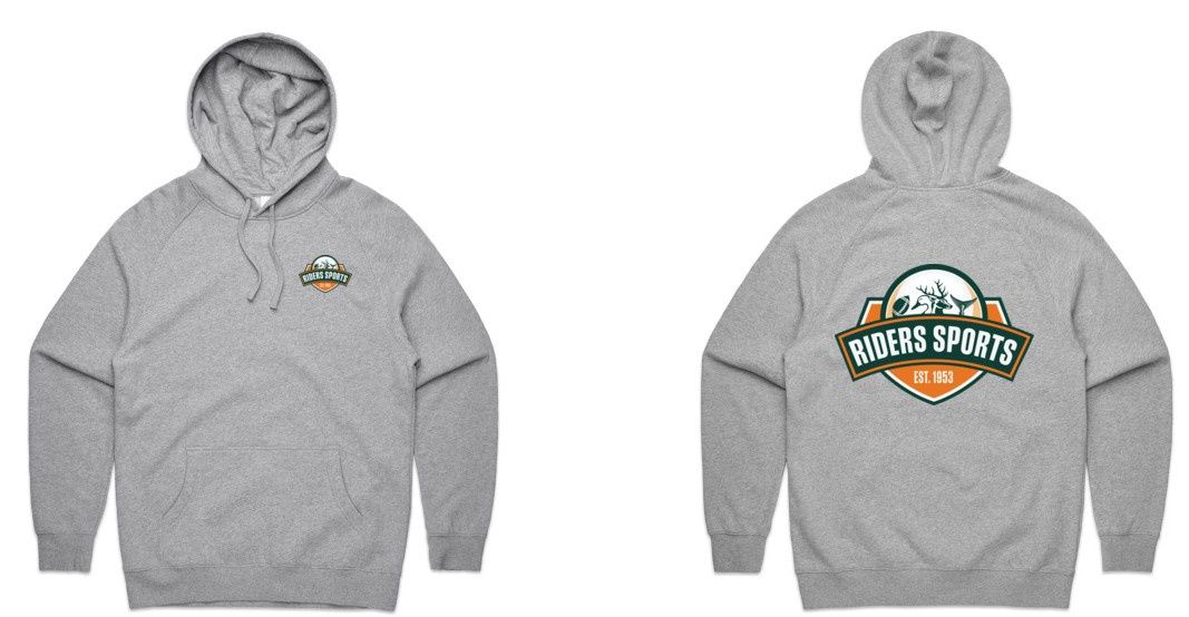 RIDERS SPORTS MENS SUPPLY HOOD (GREY MARLE)