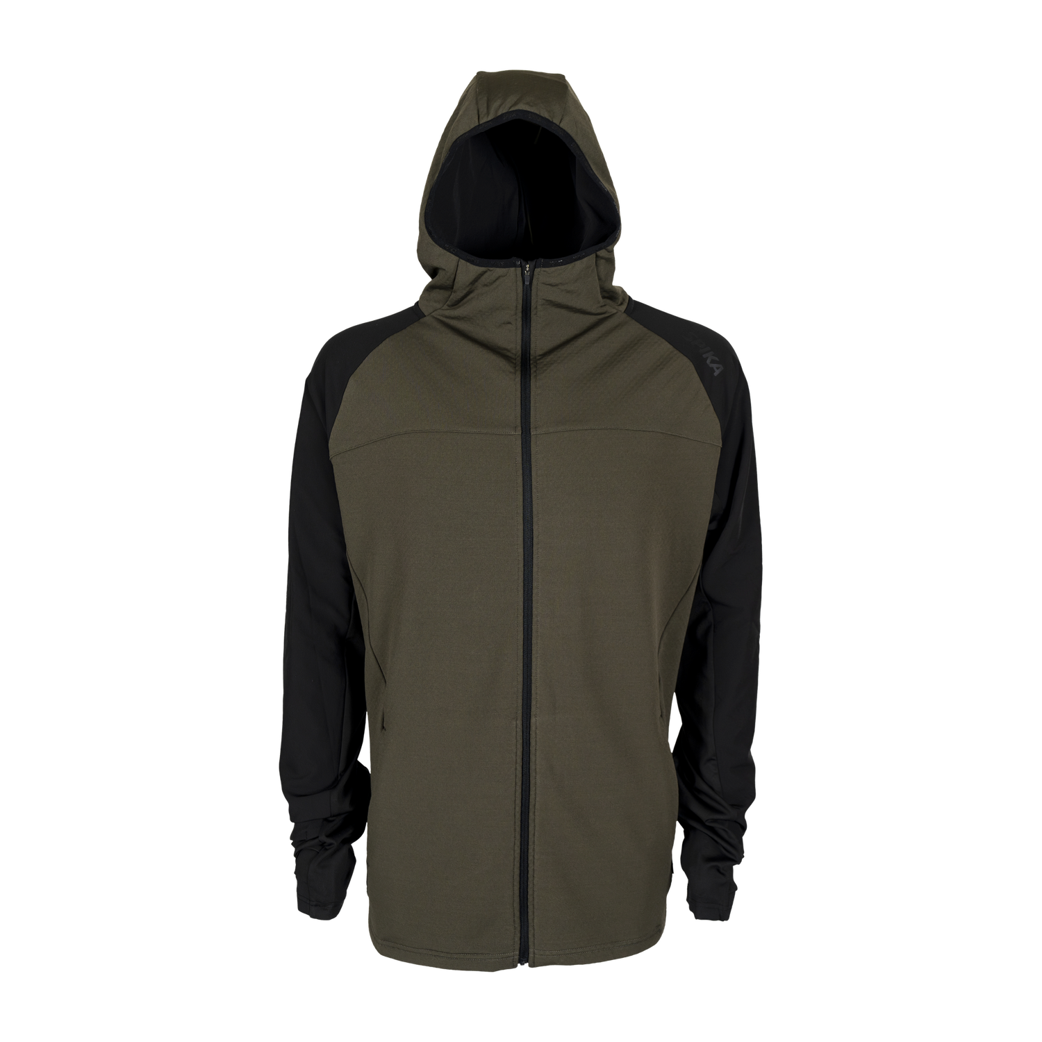 SPIKA MICROFLEECE ZIP THROUH - OLIVE SUMMIT (MENS)