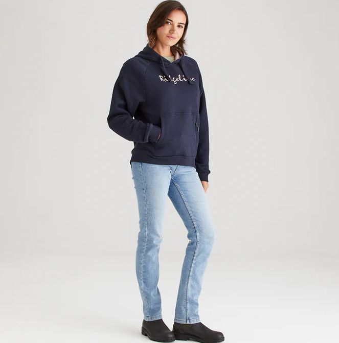 RIDGELINE WOMENS SIGNATURE HOODIE - NAVY