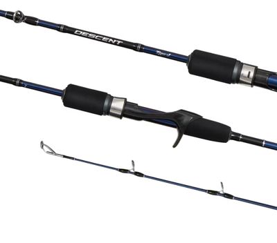SHIMANO DESCENT TYPE J 5'8" 1PCE PE2 SPIRAL OVERHEAD SLOW JIG ROD