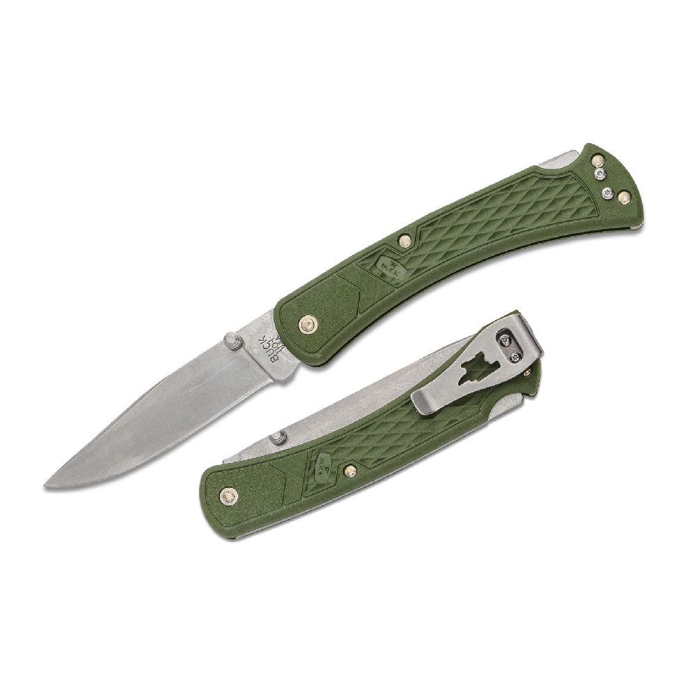 BUCK 110 SLIM FOLDING KNIFE OD GREEN