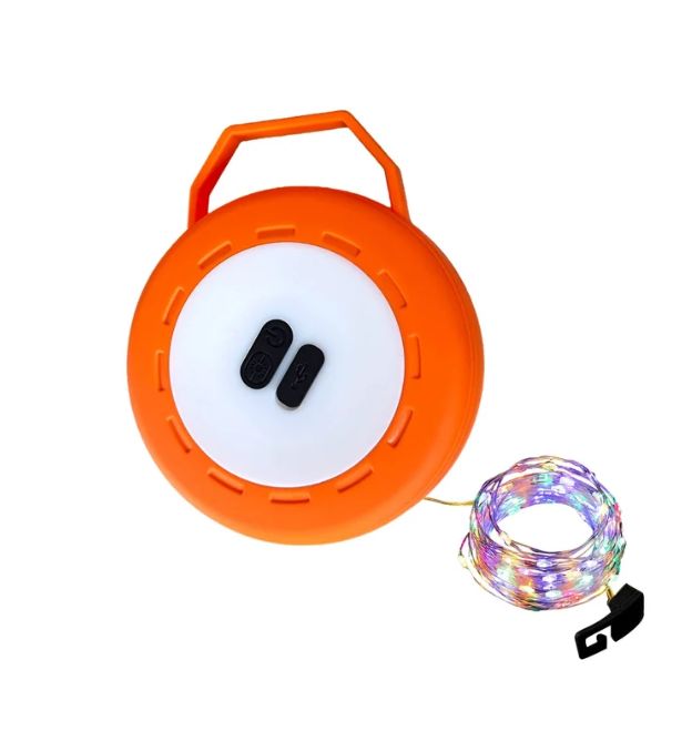 WILDTRAK LANTERN &amp; 10M MULTICOLOUR STRING LIGHT COMBO