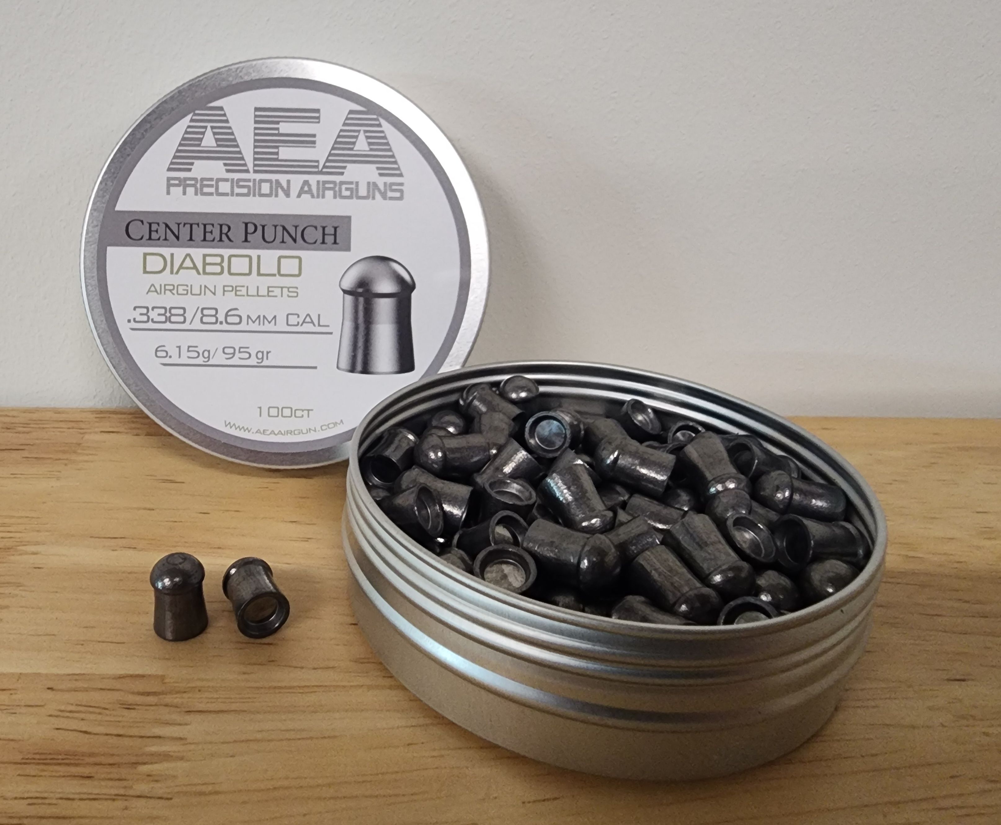 AEA CENTER PUNCH PELLETS .338CAL, 95g