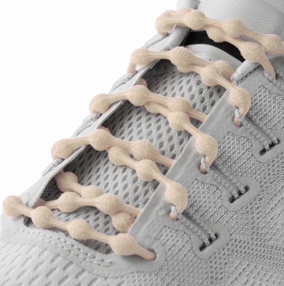 Caterpy Shoelaces| Bone White