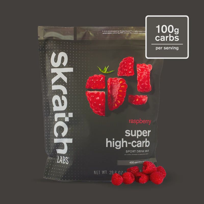 Skratch Super High Carb Drink Mix Raspberry