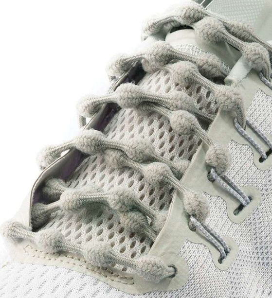 Caterpy Shoelaces| Ghost Gray