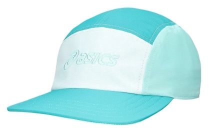 ASICS 5 PANEL CAP, COLOR: GREEN/TEAL