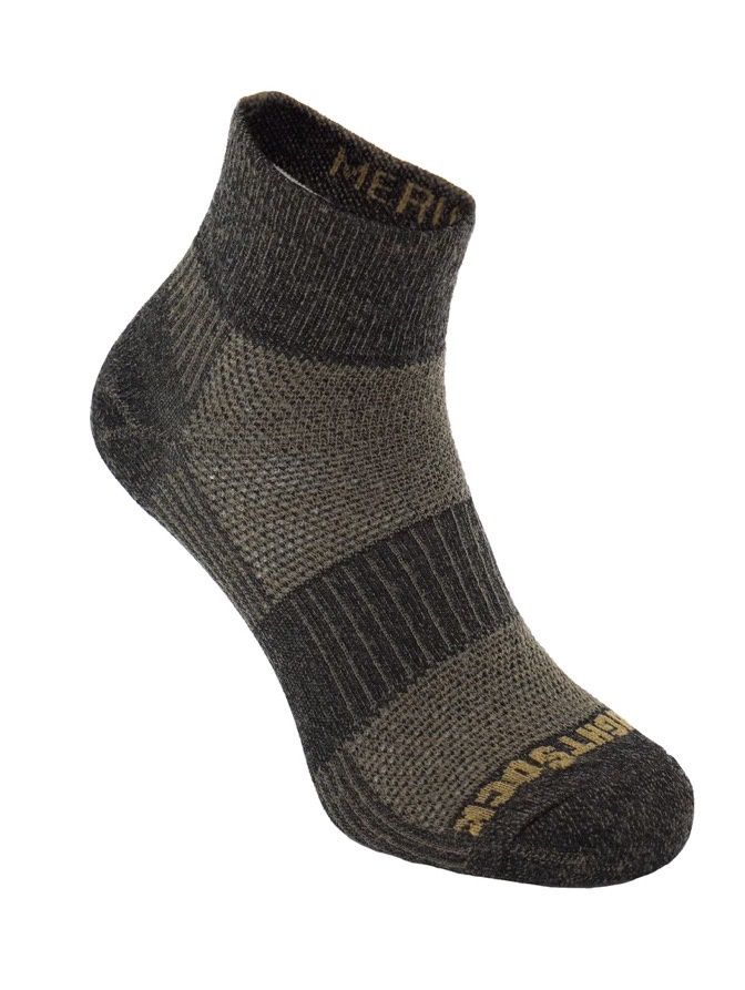 Wrightsock Merino Quarter Sock Timber