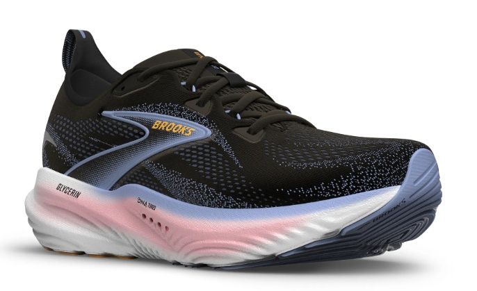 Brooks Glycerin 22 M/W, COLOR: Black/Blue/Orange, Size: 6