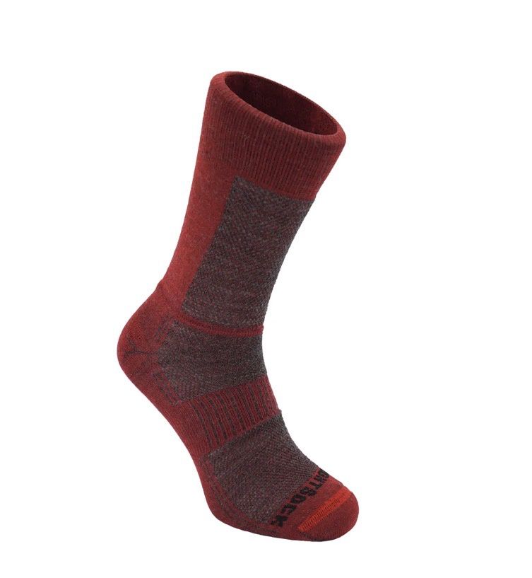 Merino Crew, COLOR: Grey/Fire, Size: S