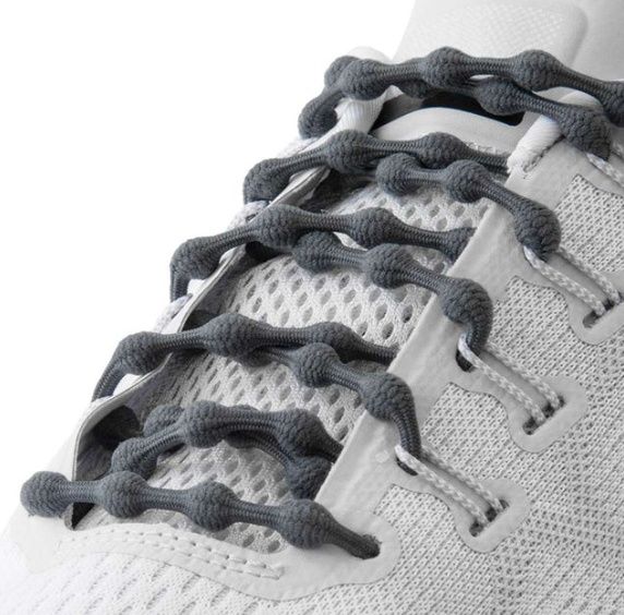 Caterpy Shoelaces| Gunmetal gray