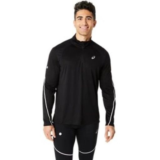 men's road lite-show 1/2 zip top, Colour: performance black, Size: L