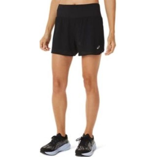 women's ventilate 2-n-1 3.5in short, Colour: performance black, Size: XL