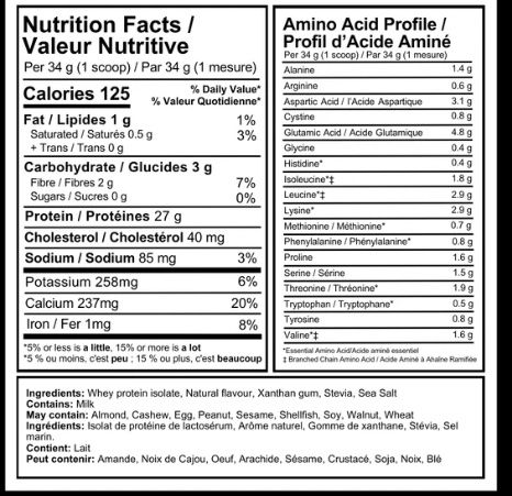 Thrive Isolate Vanilla Protein