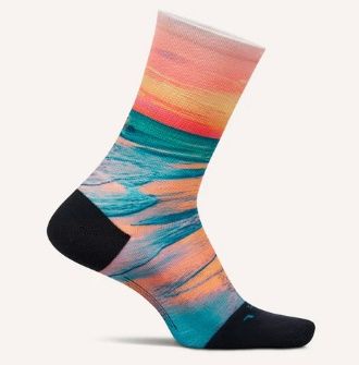 Feetures Elite Sock, Colour: Sunset Glow, Size: M