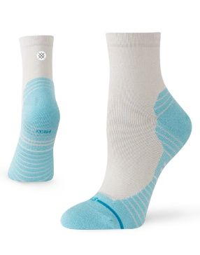 Two Tone Light Qtr Sock