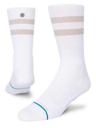 Franchise Ultralight Crew Sock, Colour: White, Size: M (W8-10.5)