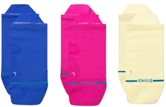 Solid Light Tab 3 Pack Socks