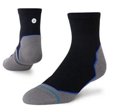 Contrast Seam Light Quarter Sock