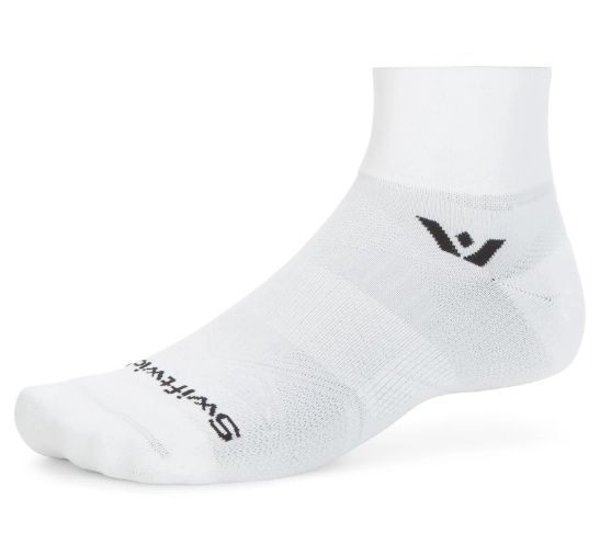 Aspire Ultra Thin Qtr Crew Circuit Sock, Size: S