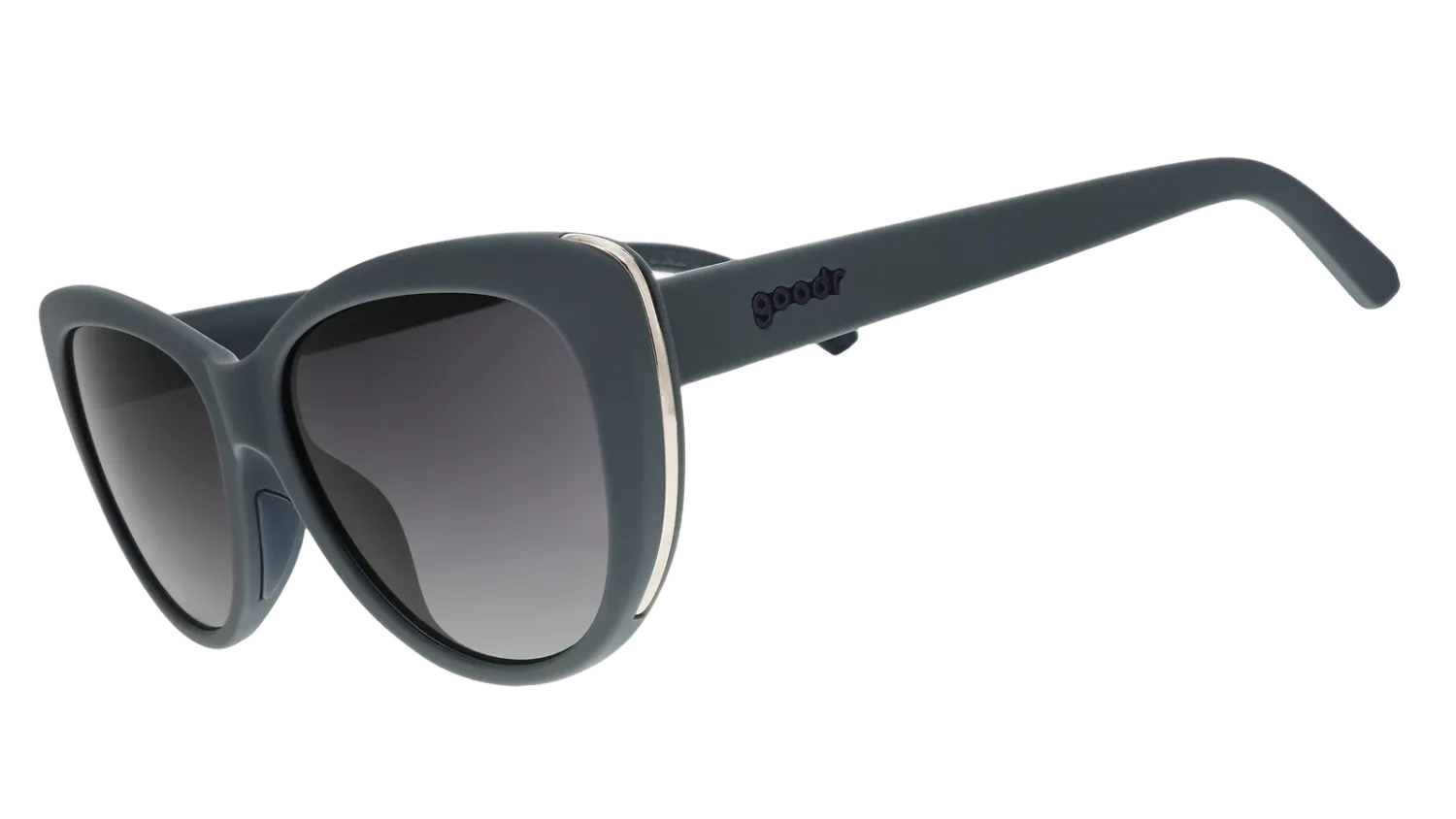 Goodr Sunglasses- Glam G, Colour: Not Gray Diet Black