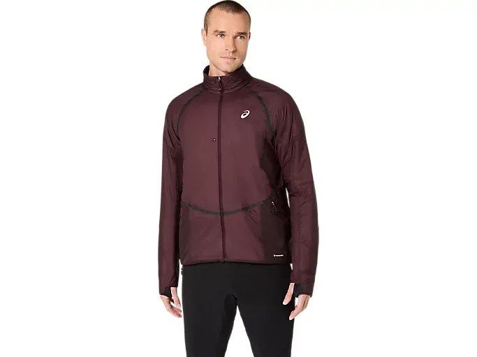 Men's Asics winter jacket, Colour: dark currant, Size: M
