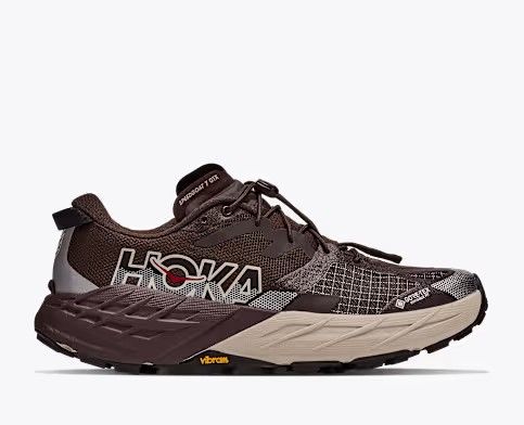 Men's Hoka Speedgoat 7 gtx, Colour: spiced chocolate/river rock grey, Size: 8.5