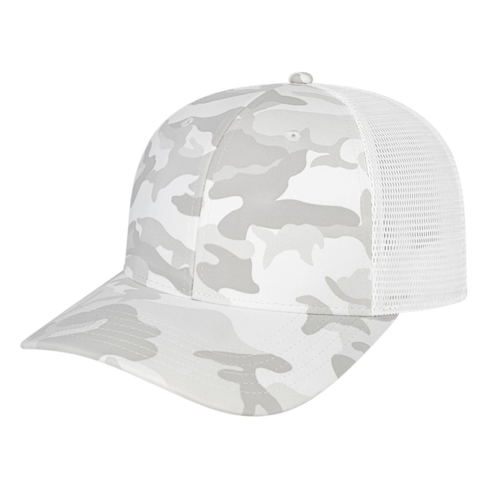 i2024 Nylon Blend Camo Mesh Back Cap - Cap America (7 Colors)