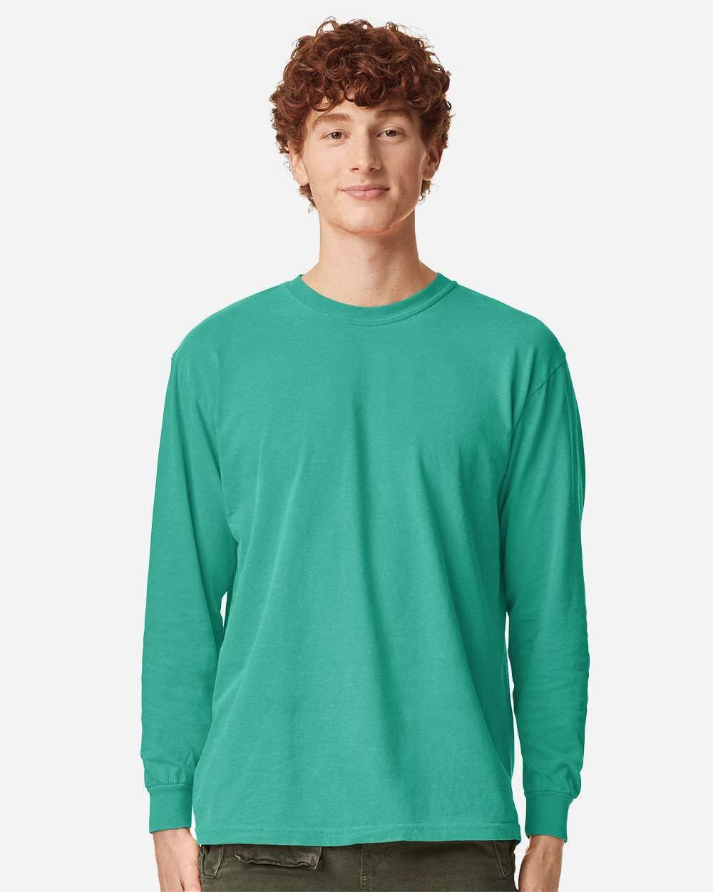 6014 Garment-Dyed Heavyweight Long Sleeve T-Shirt - Comfort Colors (50 Colors)