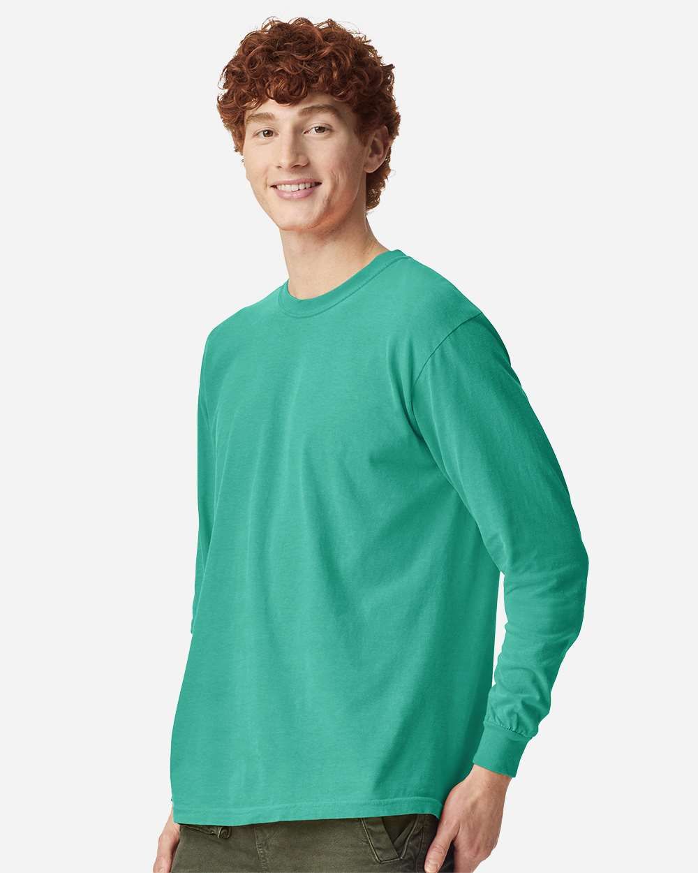 6014 Garment-Dyed Heavyweight Long Sleeve T-Shirt - Comfort Colors (50 Colors)